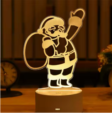 Luminária de Mesa Acrílica - 3D