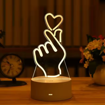 Luminária de Mesa Acrílica - 3D