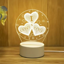 Luminária de Mesa Acrílica - 3D